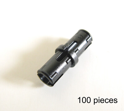 LEGO Technic Pin Short Friction Ridges Mindstorms NXT Part 2780 Black 100 pieces