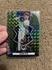 Glenn Otto 2022 Panini Mosaic Green Prizm #248 Rookie RC Texas Rangers