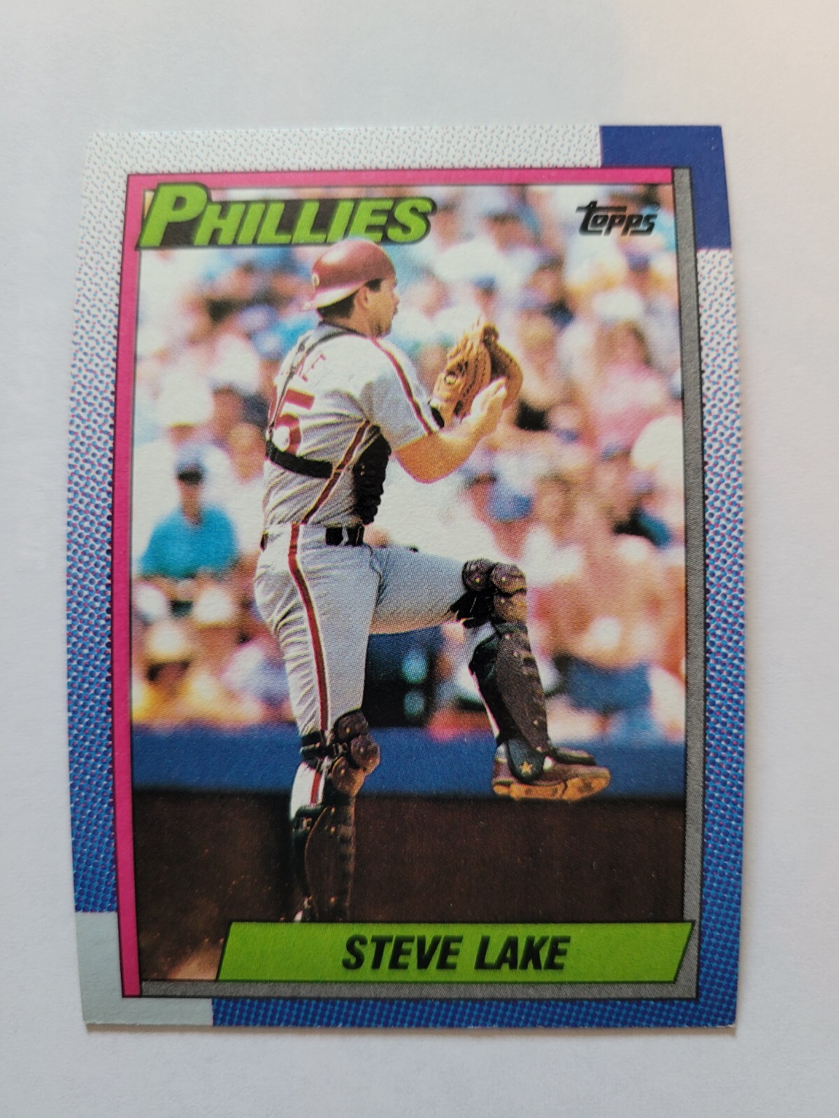 1990 TOPPS STEVE LAKE #183 NM