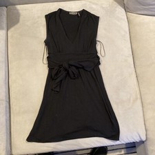 Vintage - Guess - V Neck - Sleeveless - Wrap Around Belted Dress - Size Small