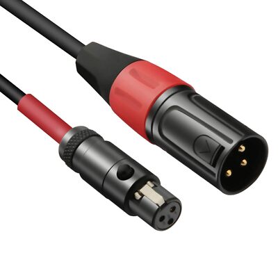 Mini XLR to XLR Cable 3 Pin Mini XLR Female TA3F to Regular XLR Male Pro Lape...