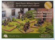 WW2015014 15mm Late German Fallschirmjager Heavy Weapons Plastic Soldier WW2 NEW