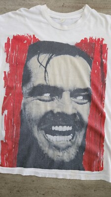 RARE Vintage Original 80s The Shining Here's Johnny T-Shirt XL
