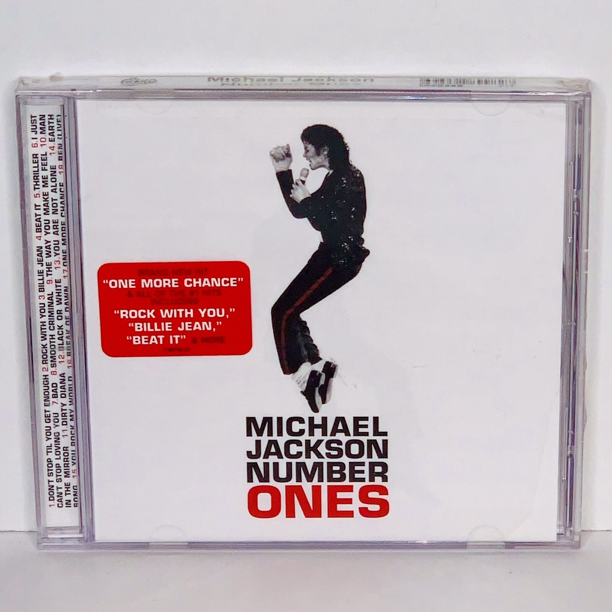 Factory Sealed (shrink wrapped) Number Ones by Michael Jackson CD