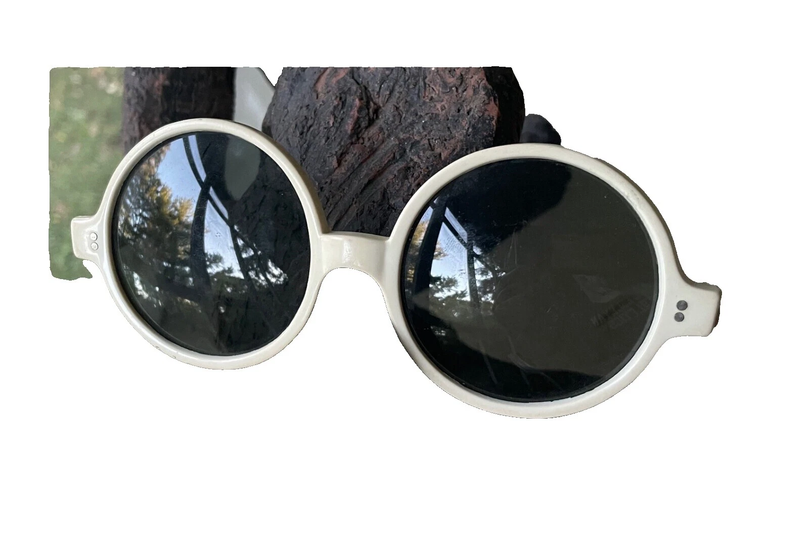 Gafas de Sol Vintage Redondo Marco de plástico Polaroid