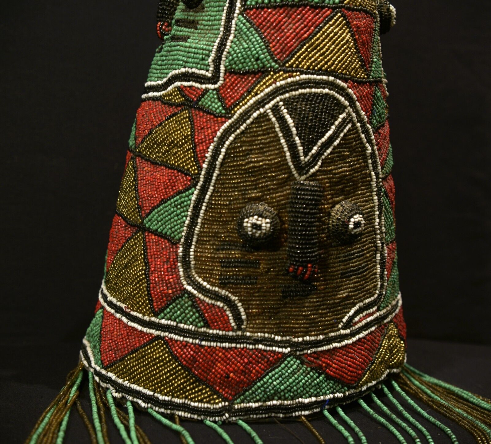 Yoruba Beaded Oba Crown - Browse or Buy at PAGODA RED