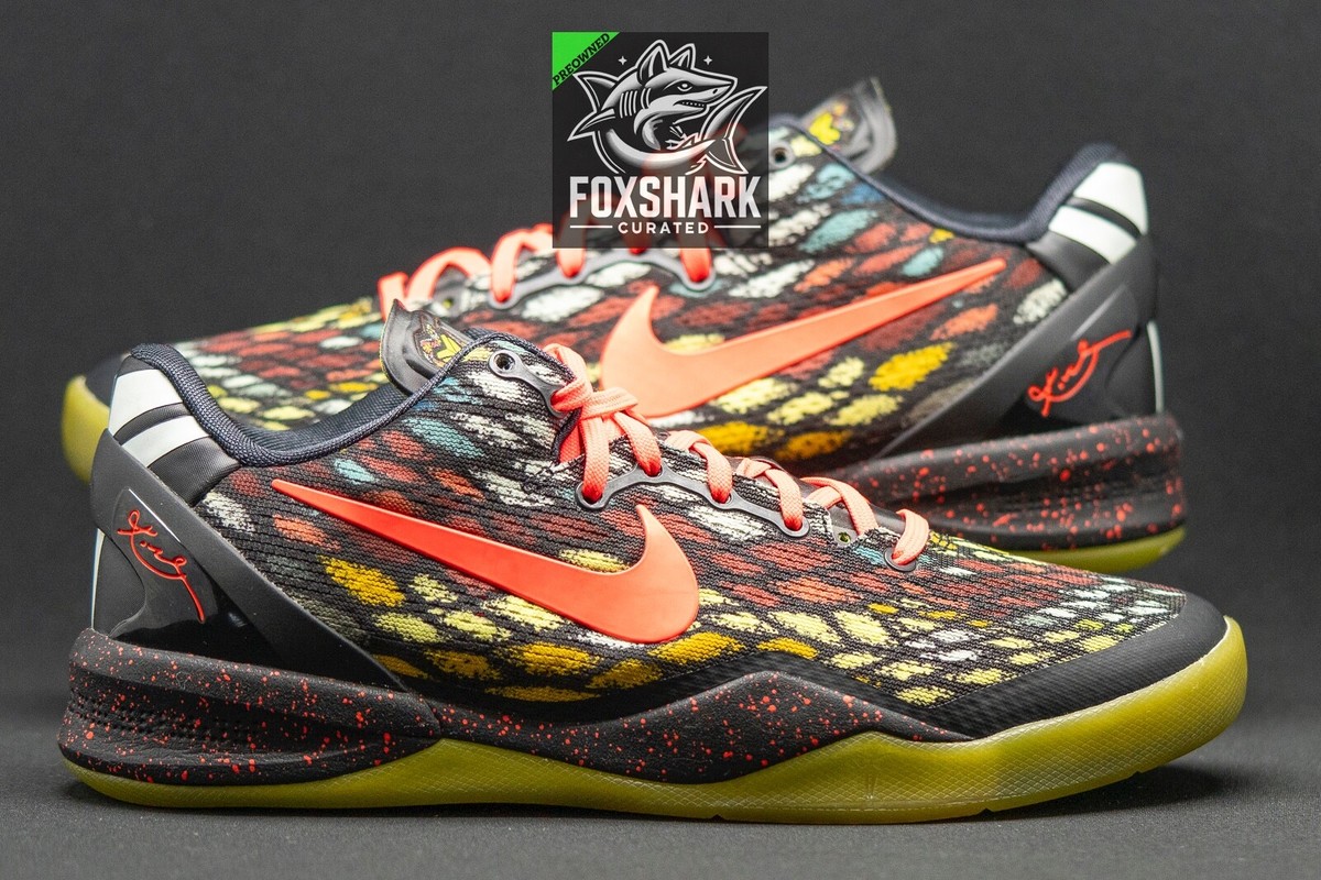 Size 6.5Y 6.5M 8W Nike Kobe 8 Christmas 2012 555586-002 Size 6.5Y 6.5M 8W Nike Kobe 8 Christmas 2012 555586-002
