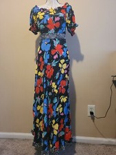 Rixo Women's Cold Shoulder Maxi Dress!