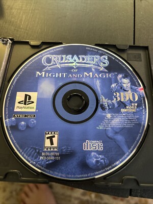 Crusaders of Might and Magic (Sony PlayStation 1, 2000) Disc Only Works Great