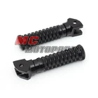 Black For Ducati Front CNC Foot Pegs 748 749 848 999 1098 1198 S R Superbike