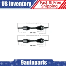 Fits 2002-2005 2006 2007 2008 2009 Saab 9-5 Front Left & Right CV Axle CV Joint