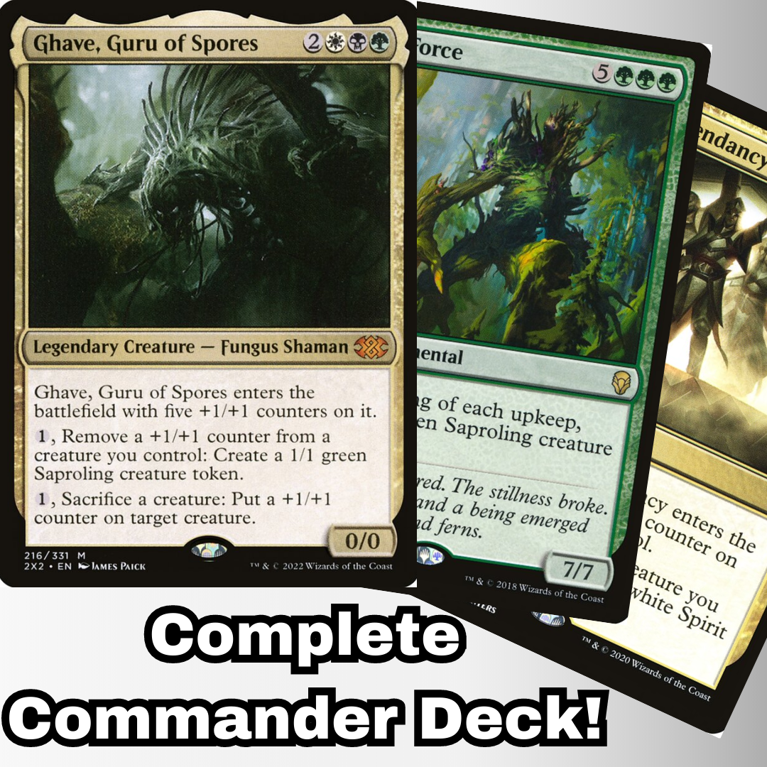 MTG Commander EDH Deck Ghave, Guru of Spores 100 Cards Custom Deck