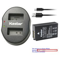 Kastar Battery Dual USB Charger for Nikon EN-EL20 MH-27  Nikon Coolpix A Camera