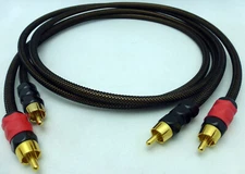 WireWorld Micro Eclipse 7 RCA Audio Interconnect cables 1 meter pair