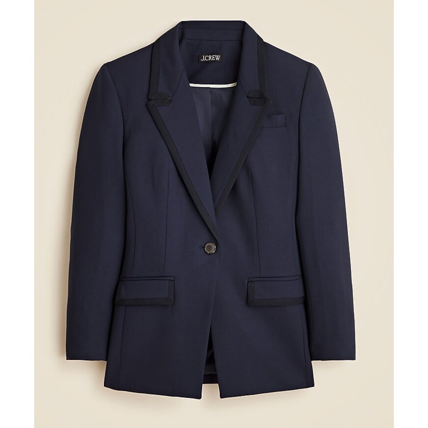 J Crew Vivienne Blazer 00 00P P00 Navy Blue NWT Merino Wool Jacket CI620 J.Crew