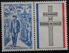 Timbre - FRANCE - YT1696  - Général De Gaulle - Neuf ** - 1971