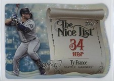 2024 Topps Holiday Making the Nice List Ty France #MNL-21 13kx