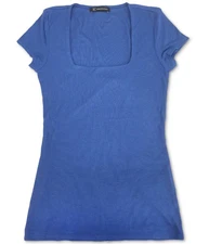 I.N.C Womens Ribbed Basic T-Shirt