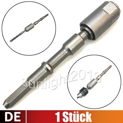 1x Adapter von HEX auf SDS Plus Bohrer Aufnahme Bohrfutter Sechskant Adapter SDS
