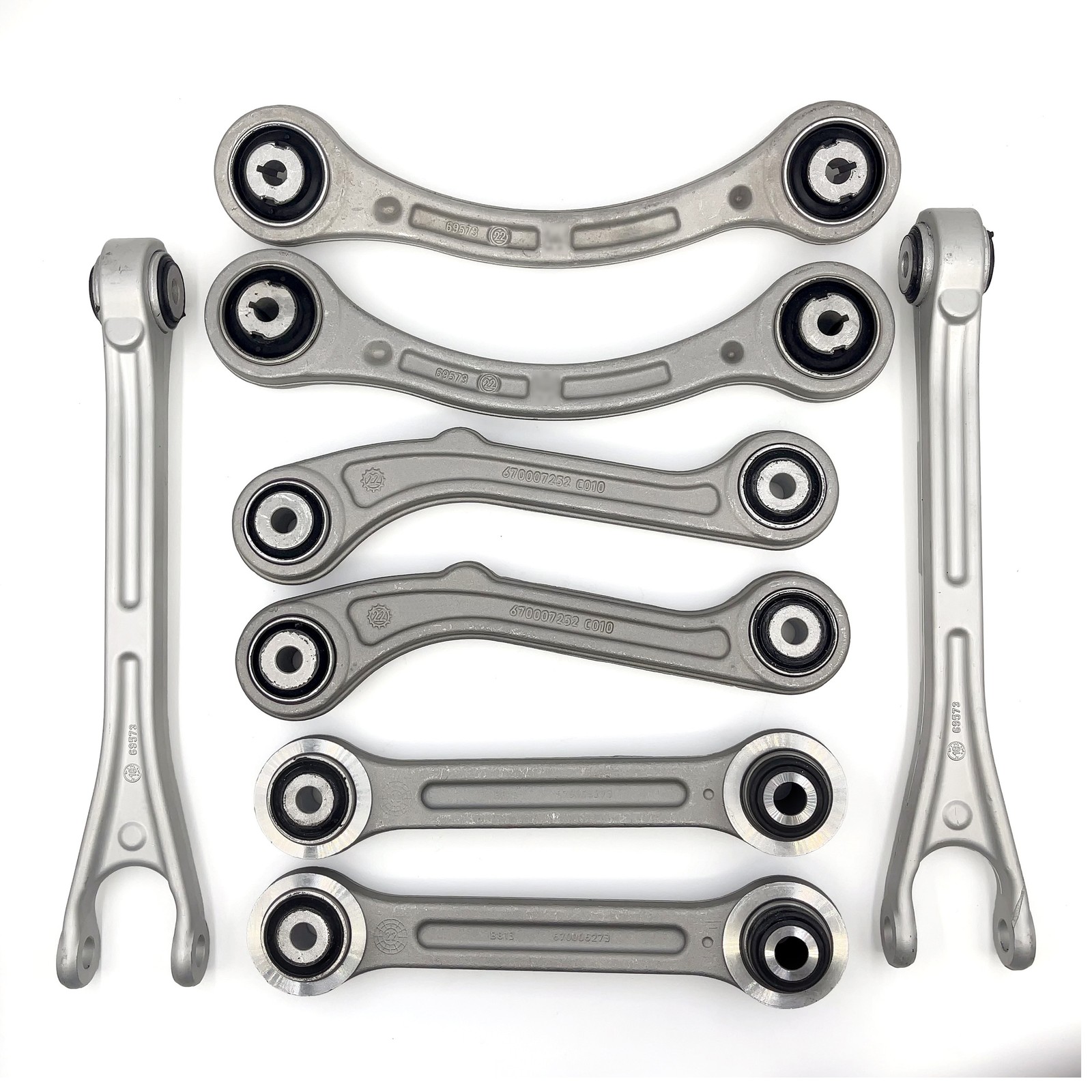 For 2014-2022 Maserati Ghibli Quattroporte 3.0L/3.8L 8PCS Rear Control Arm Set