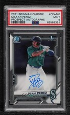 2021 Bowman Chrome Prospect Milkar Perez #CPA-MP PSA 9 MINT Auto 11oq