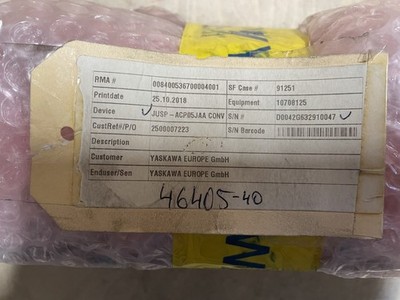 Yaskawa JUSP-ACP05JAA CONV Servo Drive
