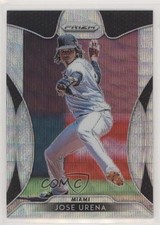 2019 Panini Prizm Blue Wave Prizm 24/60 Jose Urena #49 s3g