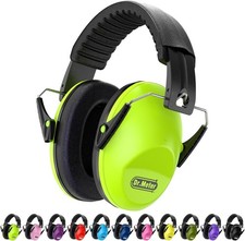Hearing Protection Earmuffs for Kids and Adults with Adjustable Band