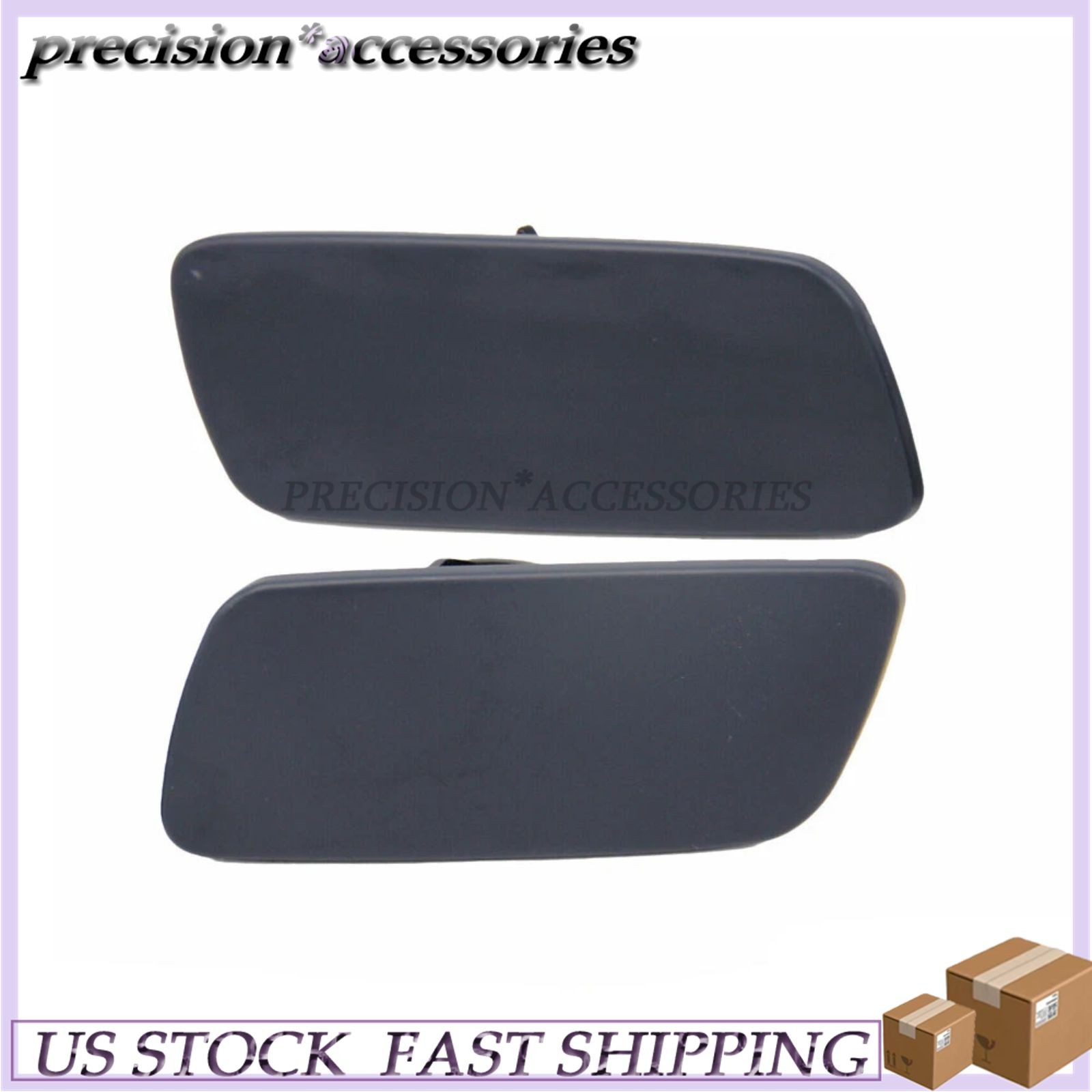 Pair Front Headlight Washer Cap For 10 11 12 13 14 15 16 17 18 Rolls-Royce Ghost