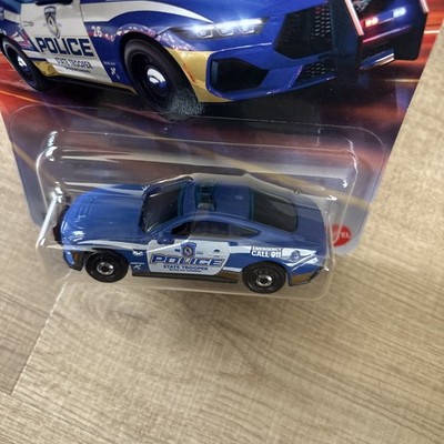 2026 MATCHBOX 2025 FORD MUSTANG PILICE STATE TROOPER BLUE IN HAND