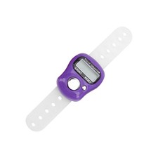 Purple Electric Finger Counter With Resettable 5 Digit LCD Hand Tally Counte NY