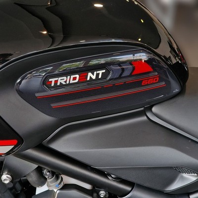 3D Aufkleber kompatibel mit Triumph Trident 660 2021-2025 Seiten Tank