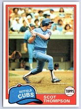 SCOT THOMPSON 1981 TOPPS #395 NRMINT+         73129