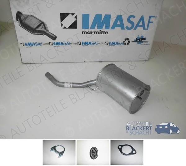 Imasaf Auspuff Mitteltopf MSD für Daihatsu Cuore VI Move Sirion YRV-image