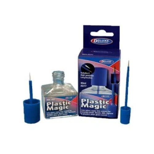 Deluxe Materials AD77 All Scale Plastic Magic Thin plastic Cement w/2 Brushes - Image 4