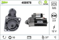 Valeo Starter 2.5 Kw FüR Fiat Ducato Kasten 115 Multijet 2.0 D Doblo