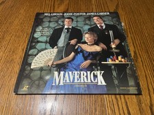Maverick 1994 Widescreen Laserdisc - Mel Gibson, James Garner, Laserdiscs