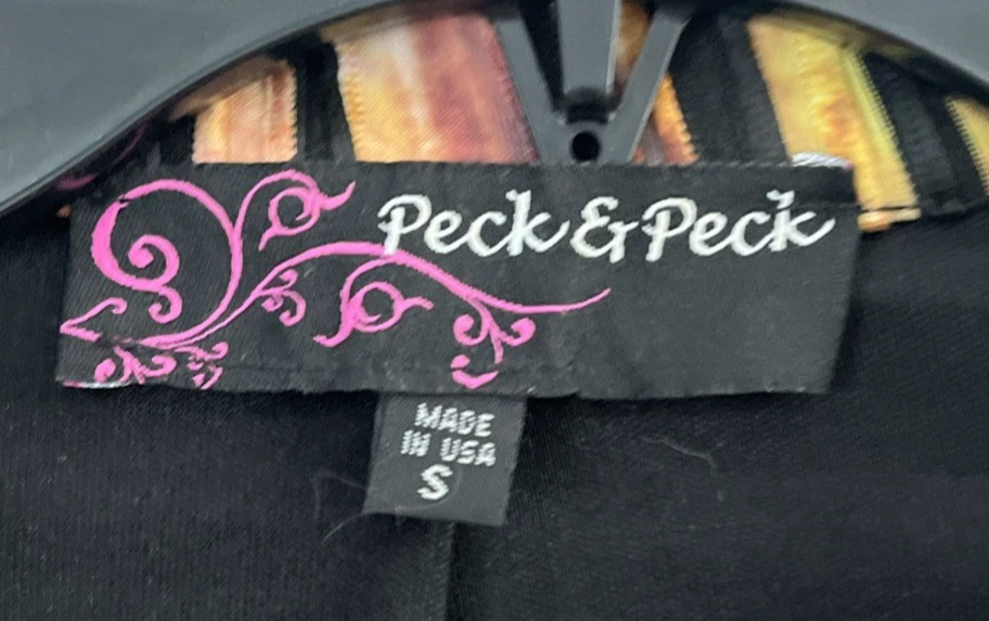 Chaqueta Top Mujer Peck & Peck Multicolor Geométrica Pequeña Poliéster Manga Larga Foto 3 de 4