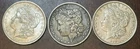Lot of #3  1890-O  Silver Morgan Dollars. Winner gets all three.