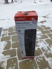 Lasko Digital Ceramic Portable Tower Indoor Heater w/ Remote Control 1500W Black