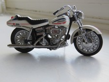 Franklin Mint 1/24th Harley Davidson Super Glide 1971 model, used good condition