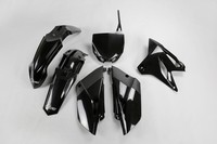 Verkleidungssatz UFO Schwarz Yamaha YZ85