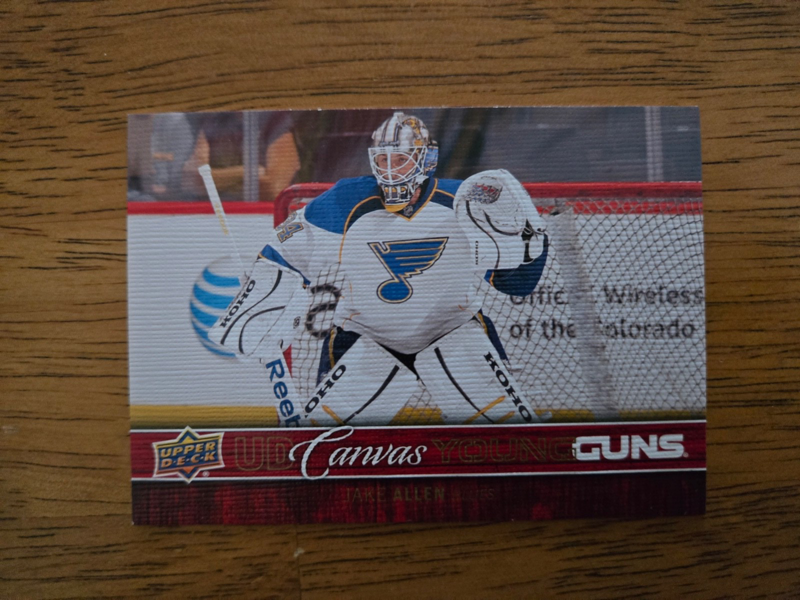 2012-13 UPPER DECK YOUNG GUNS CANVAS JAKE ALLEN #C115
