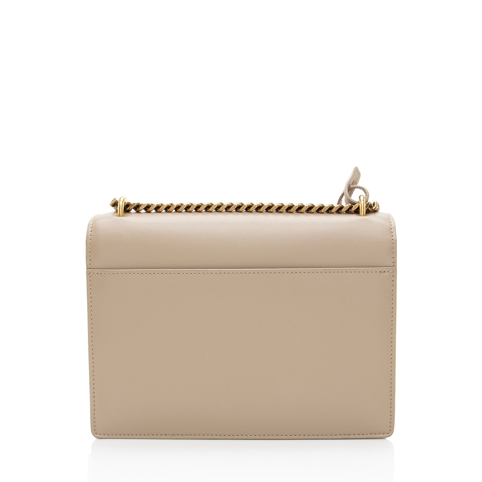 Borsa a tracolla media Saint Laurent in pelle di vitello grana monogramma tramonto