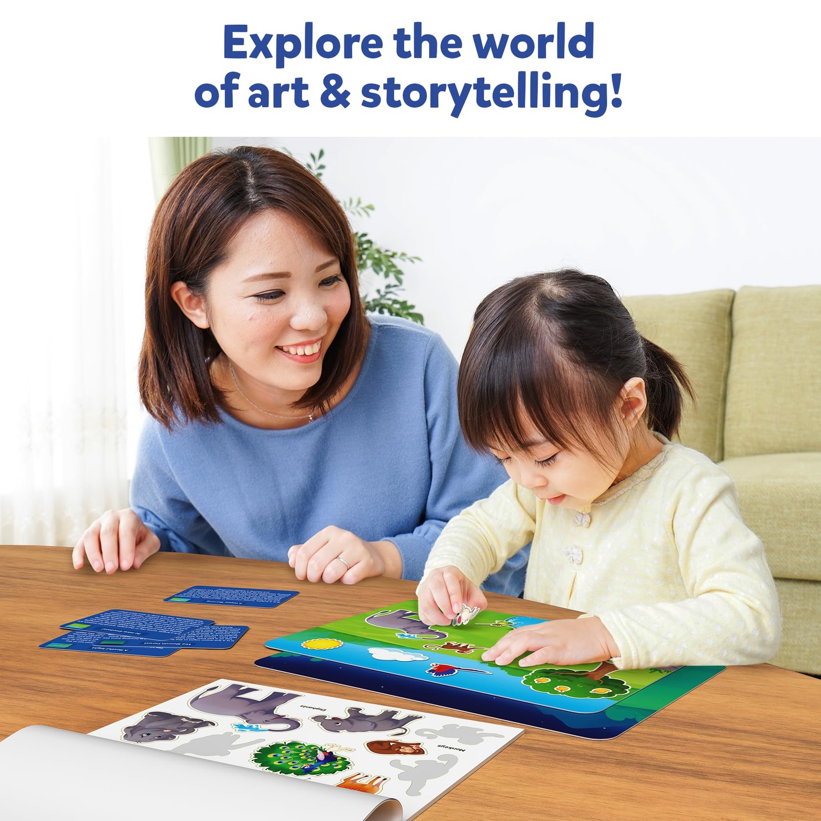 Activity Kit - Creative Storytelling & Skill Building with 150+ Reusable Stic...
