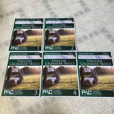 PAC English Language Skills Texts 1-5 High School Booklets Unwritten in