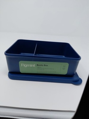 Figmint Snack Bento Box Divided Compartments Keeps Food Separated