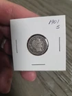 Key 1901-S Barber Dime Nice Original Choice VF Details