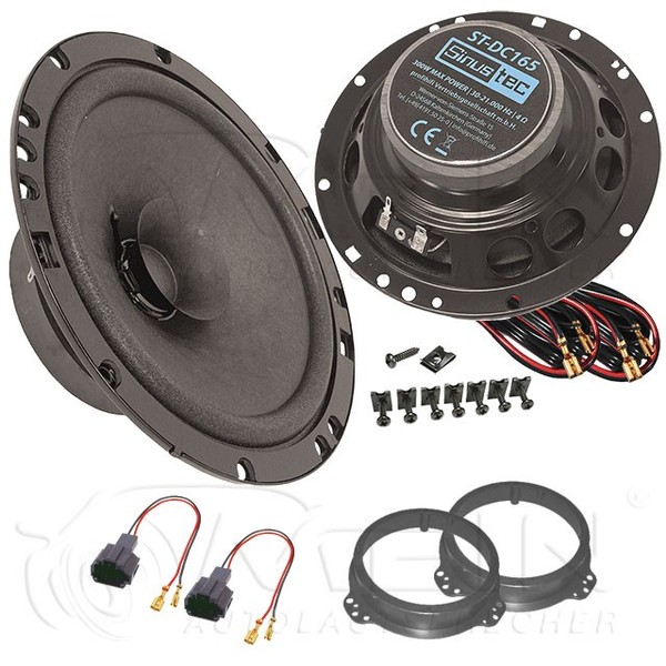 Sinustec Auto Lautsprecher FüR Saab 9-3 I Typ YS3D 1998-2003 Front TüR 165 #A2X8-image