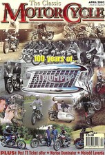 Model CY SOS New Scale Norton 99 Dominator ISDT Triumph Trophy Motodd Laverda